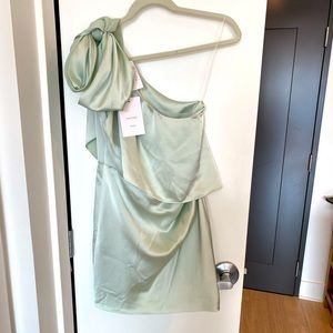 NWT Azure One-shoulder Mini Dress sz 4